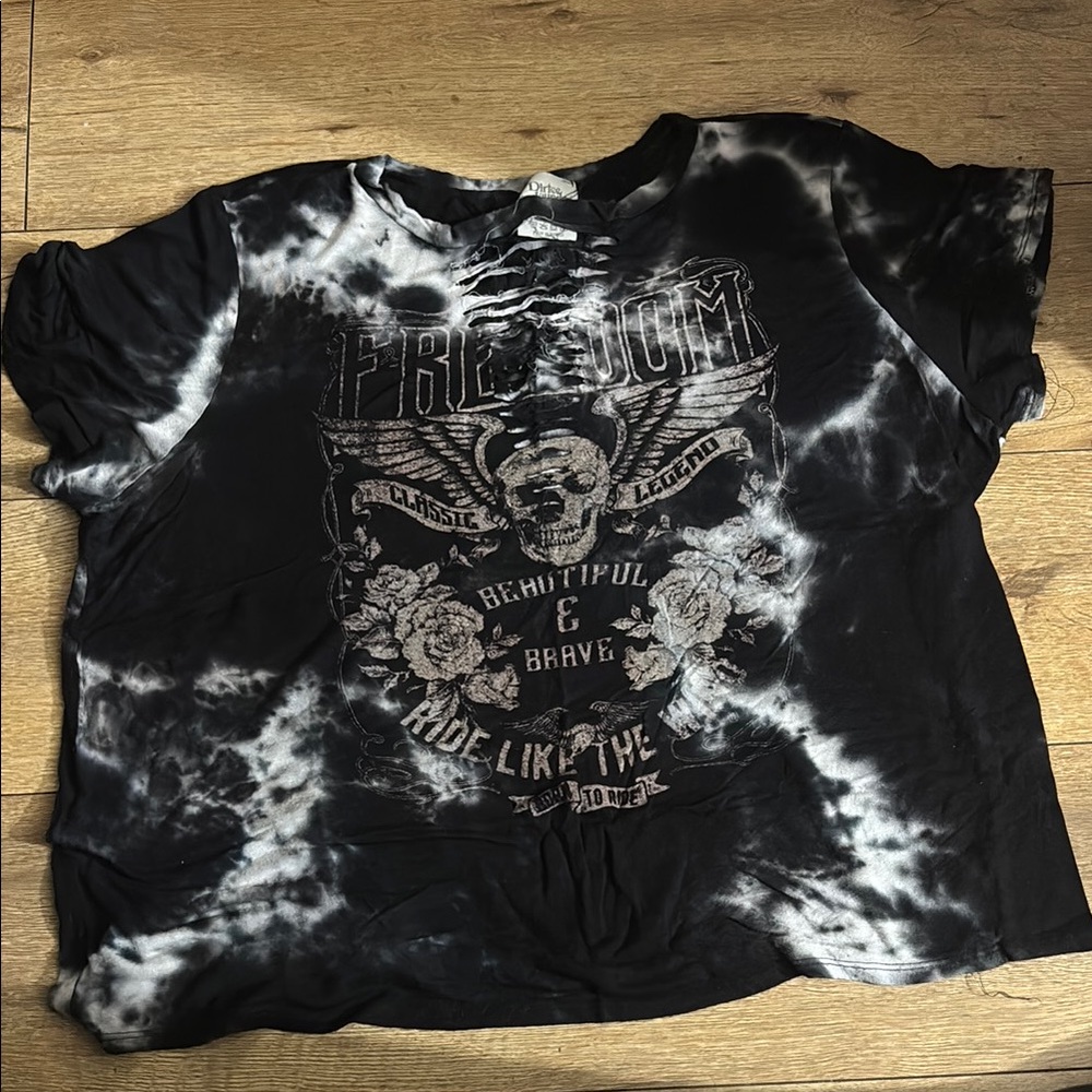 Black and White Graphic Tee